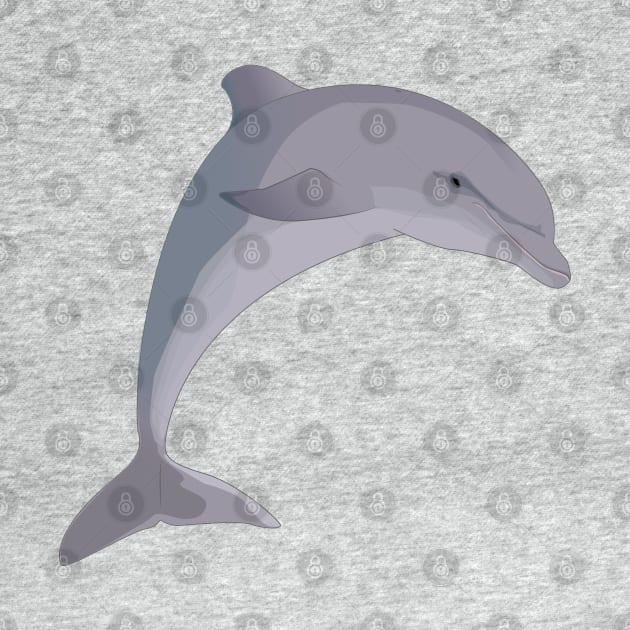 Bottlenose Dolphin by Sticker Steve